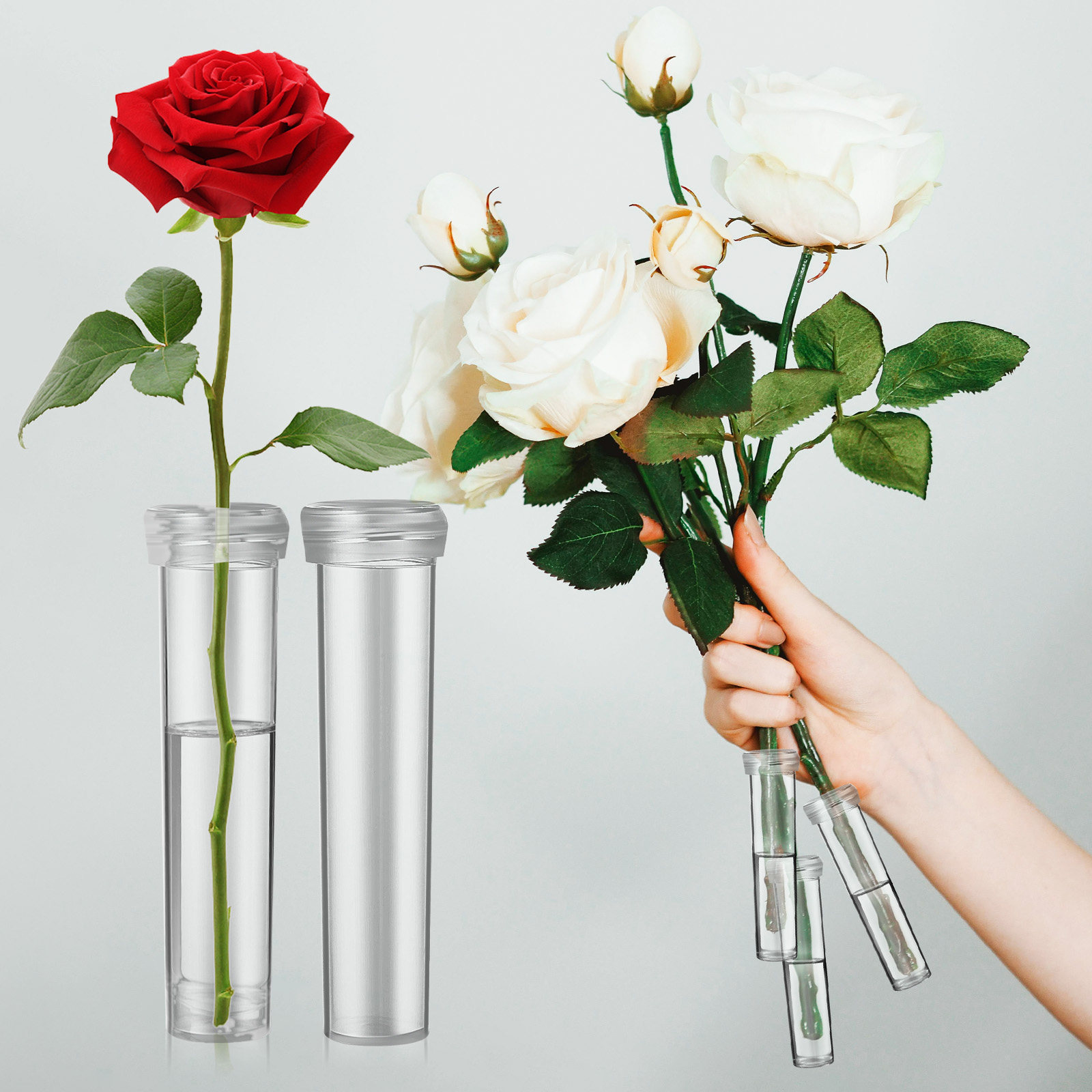 100개 꽃 물 공급 튜브 신선한 영양 공급 튜브 범용 - Supply For Florist 리뷰 및 가격