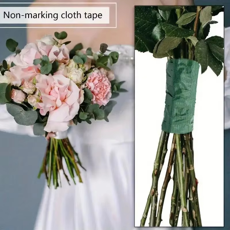 20 야드 그린 꽃다발 꽃 테이프 자체 접착 포장지 테 - Supply For Florist 리뷰 및 가격