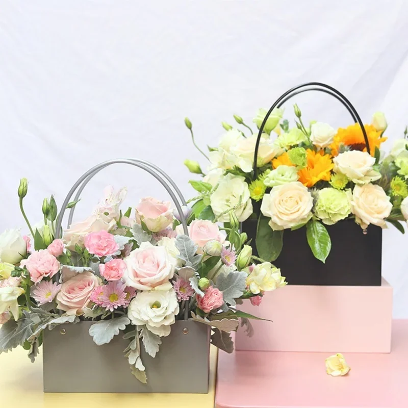 꽃 종이 상자 버킷 PVC 꽃집 선물 포장 22x11x - Florist Supply Buckets 리뷰 및 가격