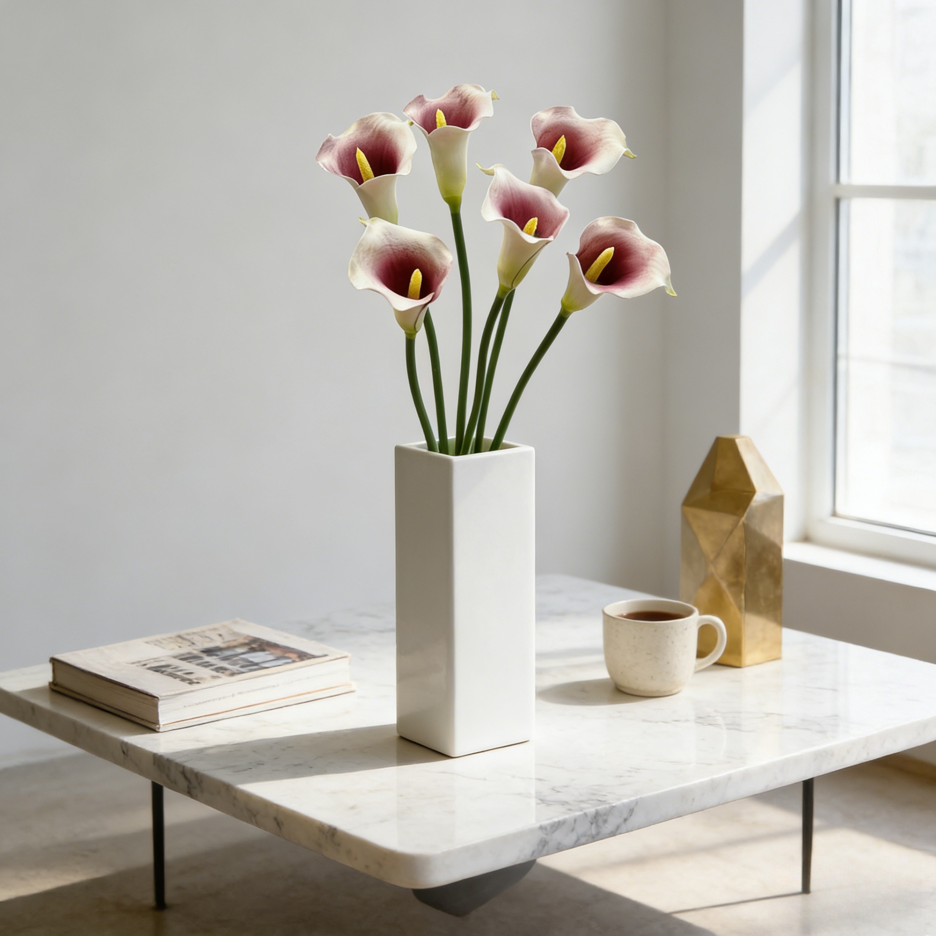 26인치 싱글 스템 크레센트 칼라 릴리 인조 꽃 웨딩  - Supply For Florist 리뷰 및 가격